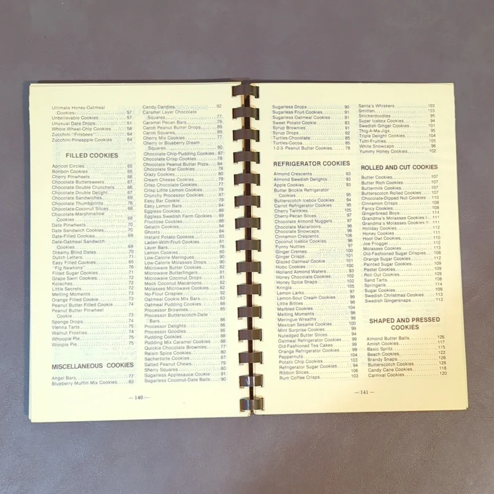 KMA Cookie Festival Cookbook Spiral 1983 KMA Radio Shenandoah Iowa Billie Oakley